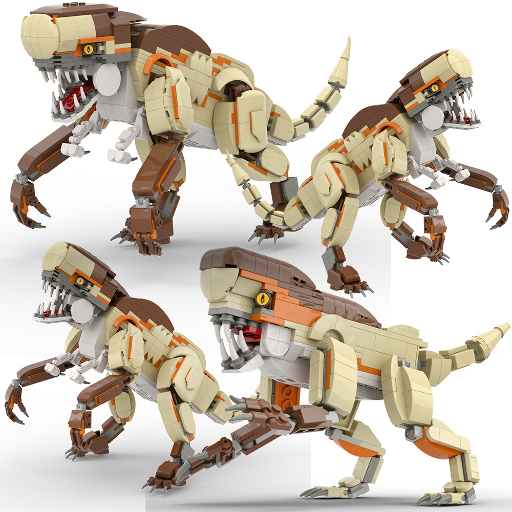 Dinosaur Figurine Set - Giant Dinosaur Building Blocks Set -