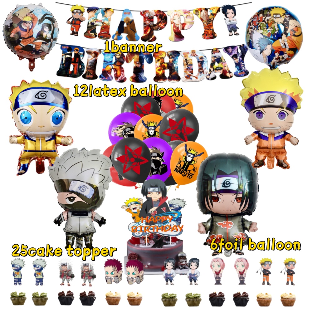 Banner Kids Toys - Narutoed Foil Balloons 12inch DIY Latex