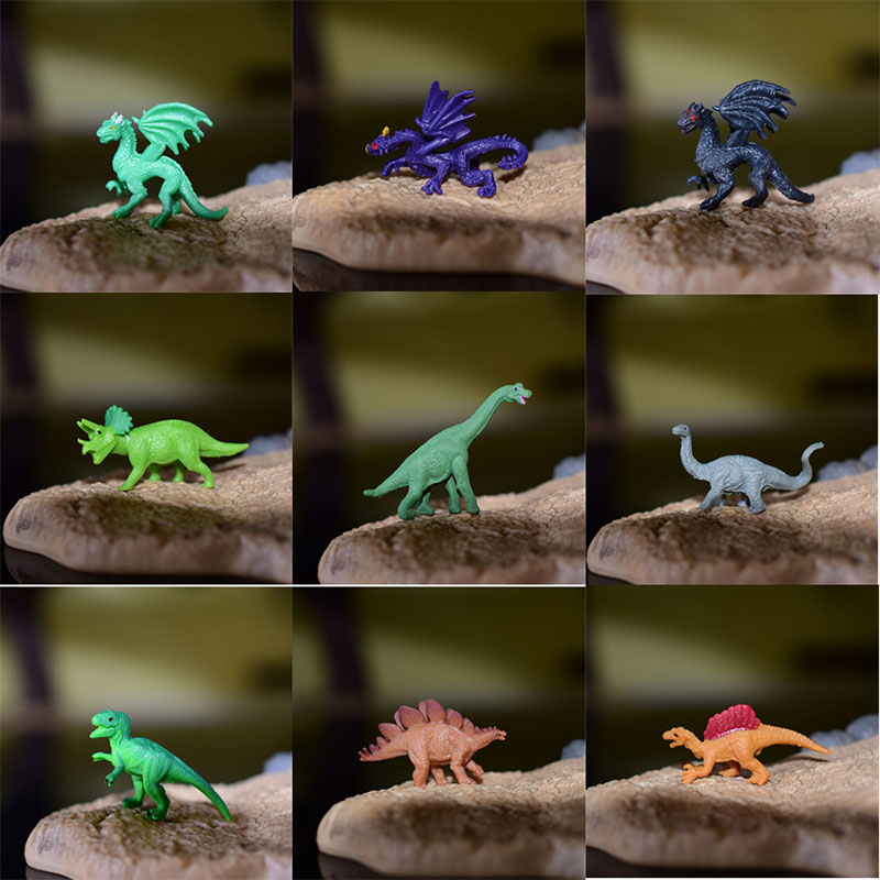Dinosaur Figurine Set - Miniatures Myth Dragon Wild Animal Jurassic