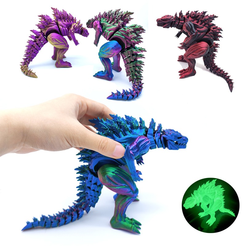 Dinosaur Figurine Set - 3D Printing Muscle Dinosaur Action Figure