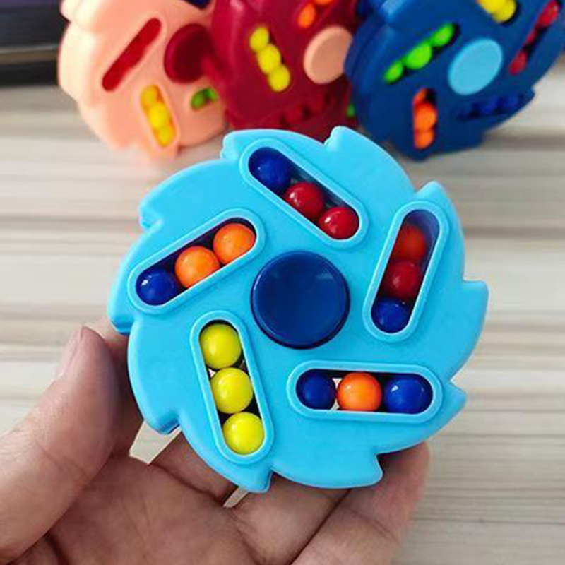 Kids Toys Low Price - 2PCS Magic Rotating Bean Puzzle Cube