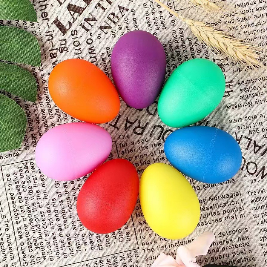 Kids Toys Easter - 2Pcs Egg Shakers Plastic Percussion Musical