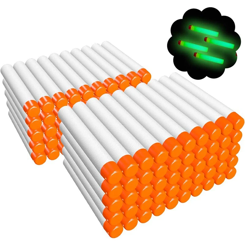 Foam Dart Gun - 100Pcs Refill Darts for Nerf N-Strike