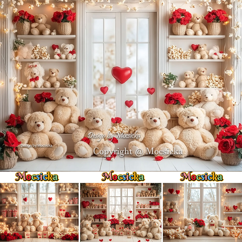Mocsicka Valentine's Day Room  - Toys Background For Kids ulasan dan harga