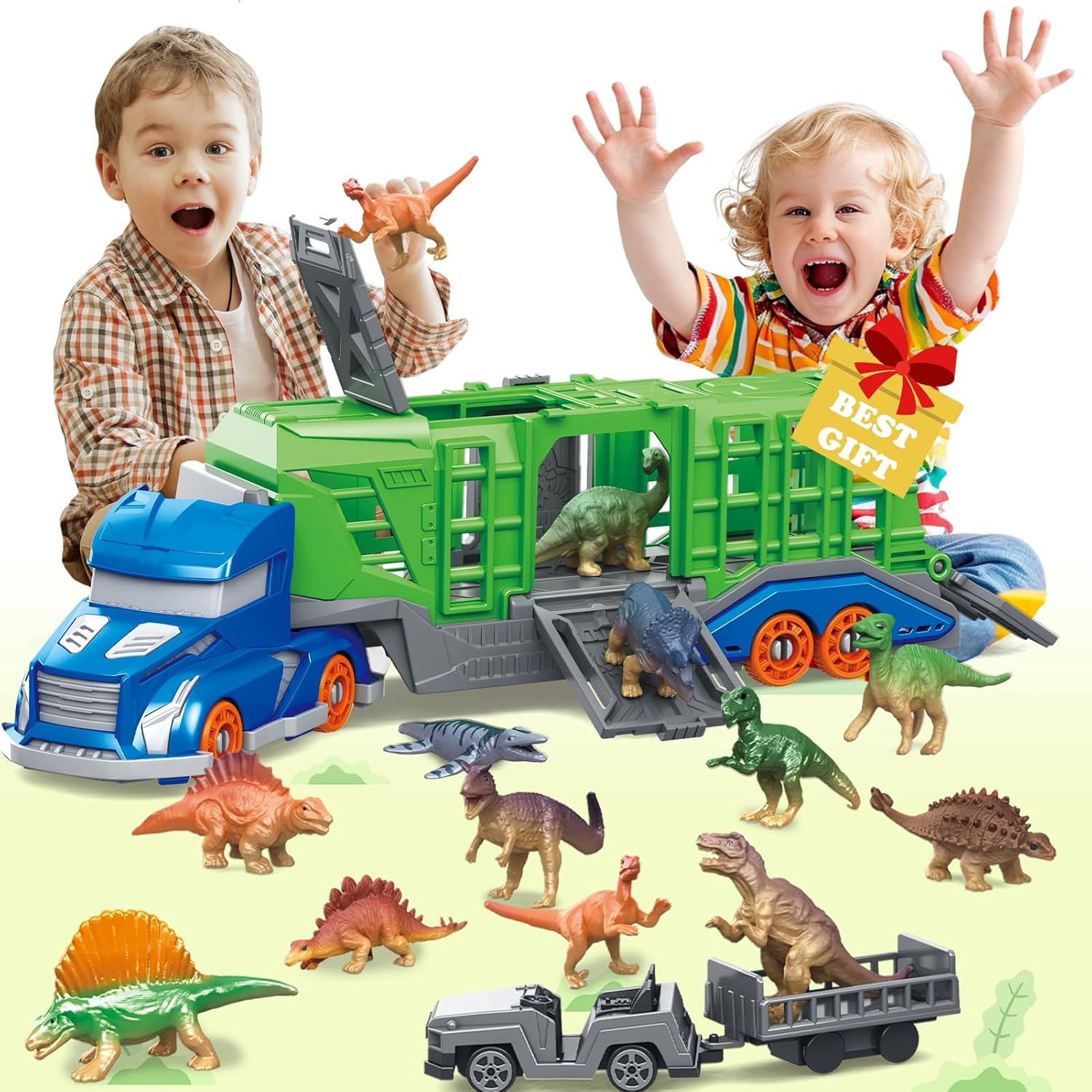 Dinosaur Animal Transport Vehi - Dinosaur Figurine Set ulasan dan harga