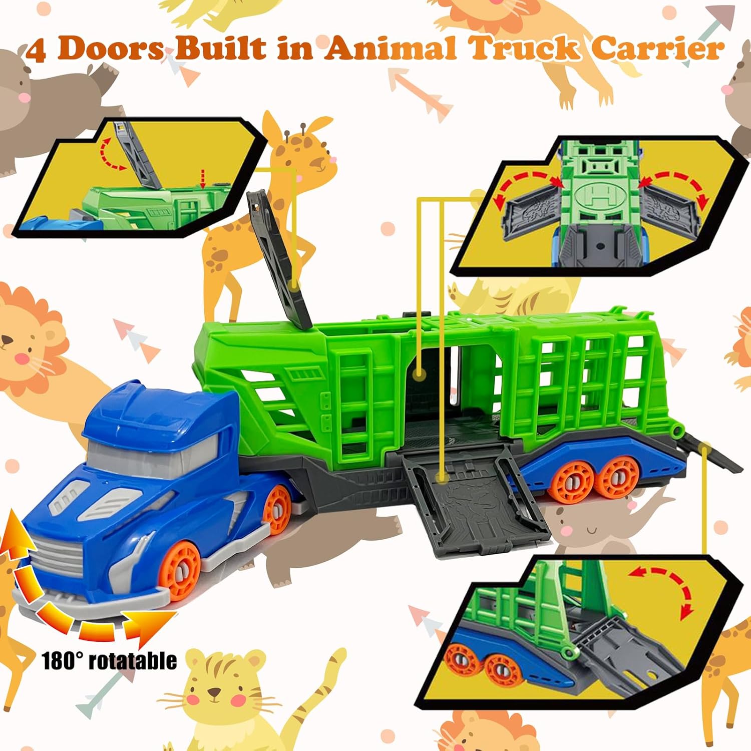 Dinosaur Animal Transport Vehi - Dinosaur Figurine Set ulasan dan harga