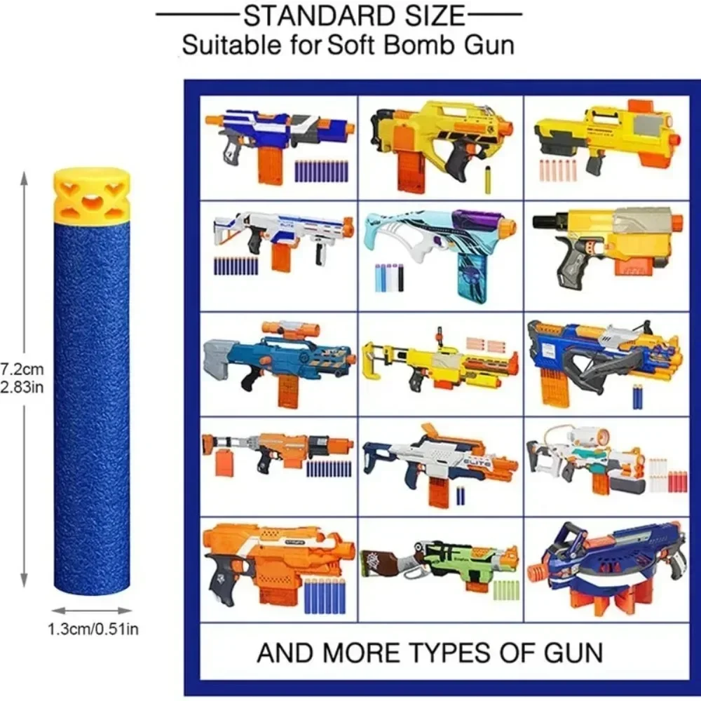 A7.2cm*1.3cm Blue Hollow EVA F - Foam Dart Gun ulasan dan harga