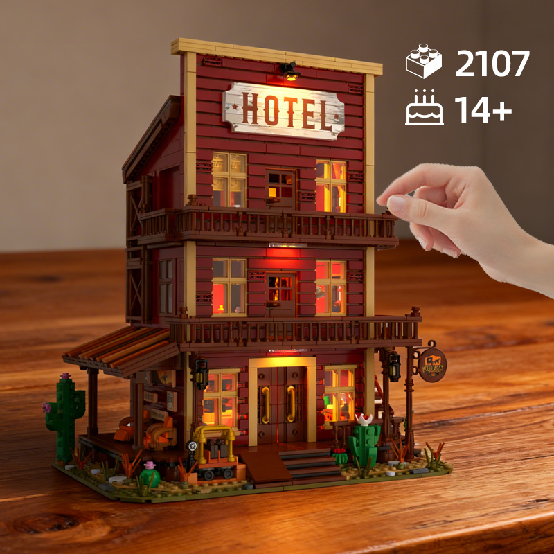 Western Hotel Cartoon Small Pa - Kids Toys Exhibition ulasan dan harga