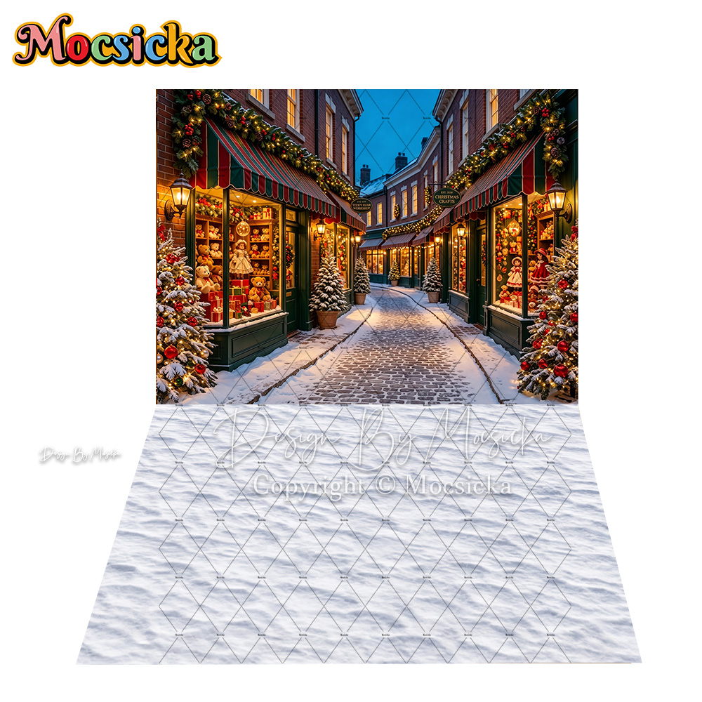 Mocsicka Christmas Toy Store S - Toys Background For Kids ulasan dan harga