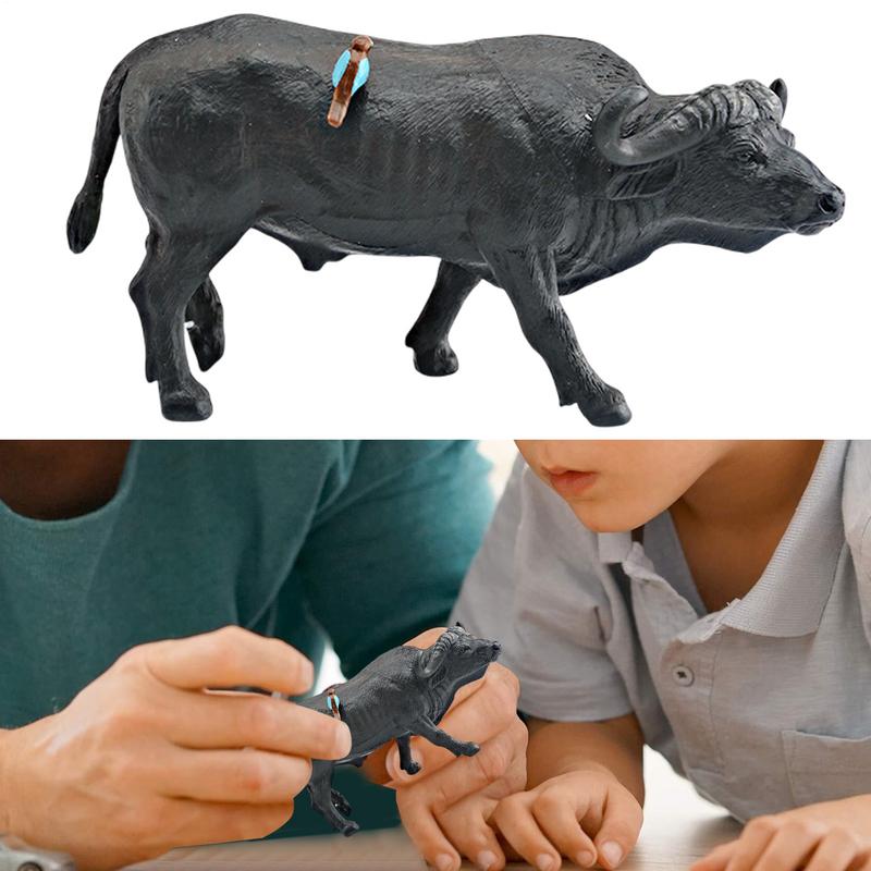 Cattle Farm Toy Bull Statue Fi - Kids Toys Exhibition ulasan dan harga