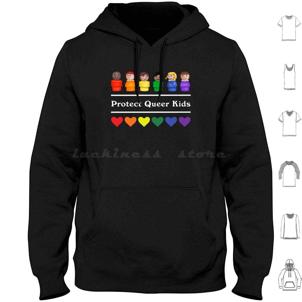 Protect Queer Kids Hoodies Lon - Kids Toys Little People ulasan dan harga