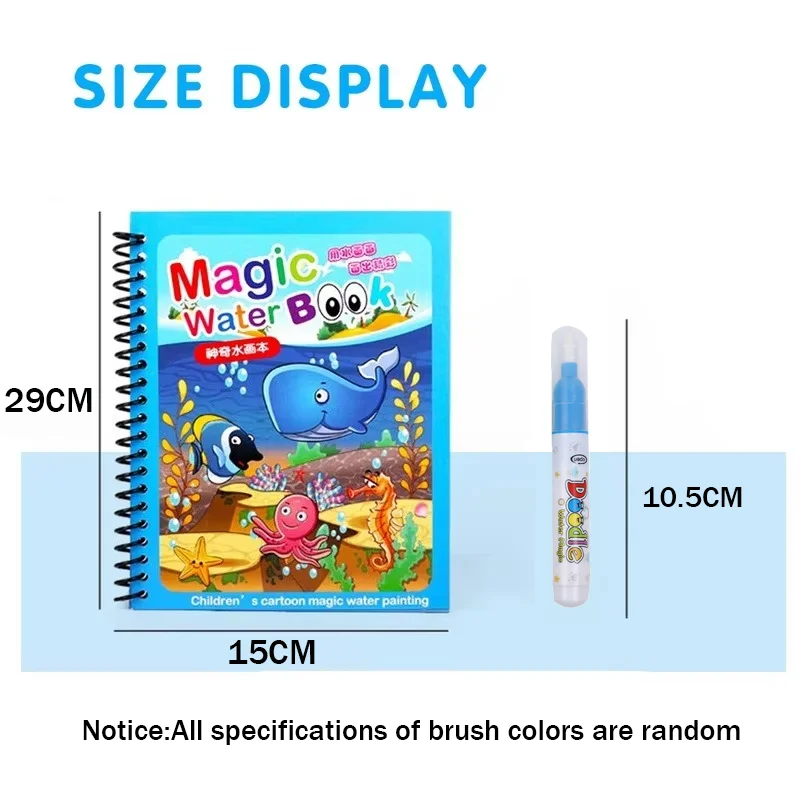 Kids Graffiti Coloring Water P - Dinosaur Figurine Set ulasan dan harga