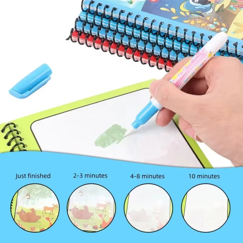 Kids Graffiti Coloring Water P - Dinosaur Figurine Set ulasan dan harga