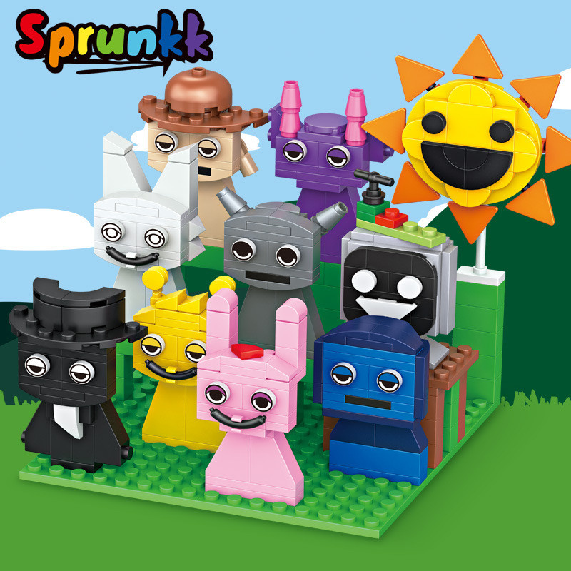 9pcs MOC Figures Building Bloc - Kids Toys Easter ulasan dan harga