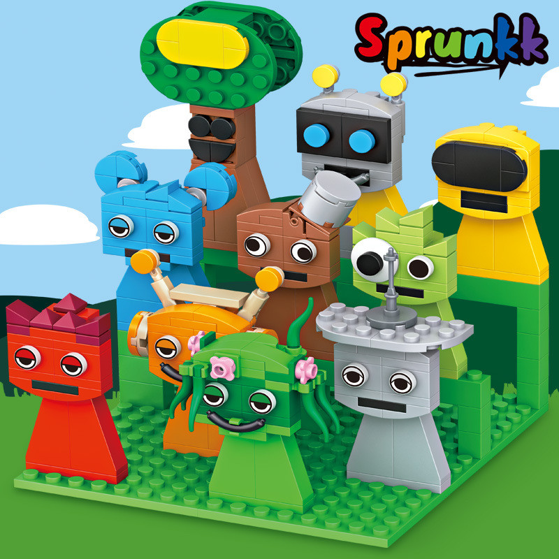 9pcs MOC Figures Building Bloc - Kids Toys Easter ulasan dan harga