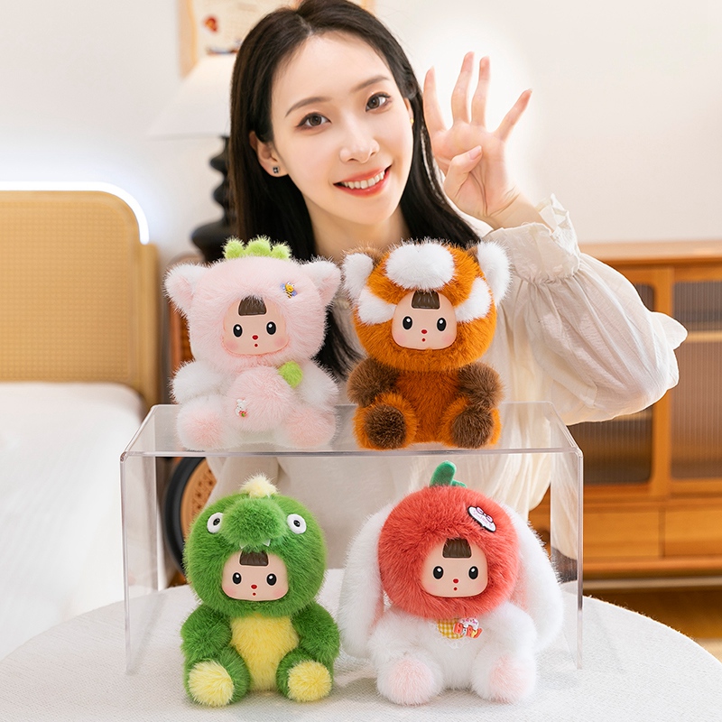 17cm Soft Vinyl Face Plush Lit - Soft Plush Doll ulasan dan harga