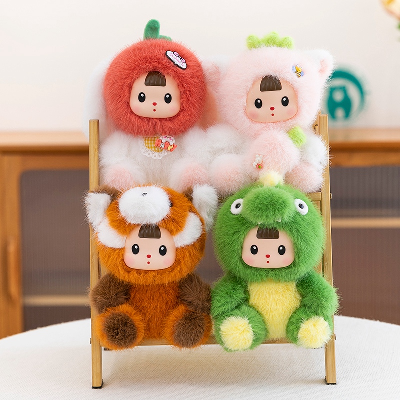 17cm Soft Vinyl Face Plush Lit - Soft Plush Doll ulasan dan harga