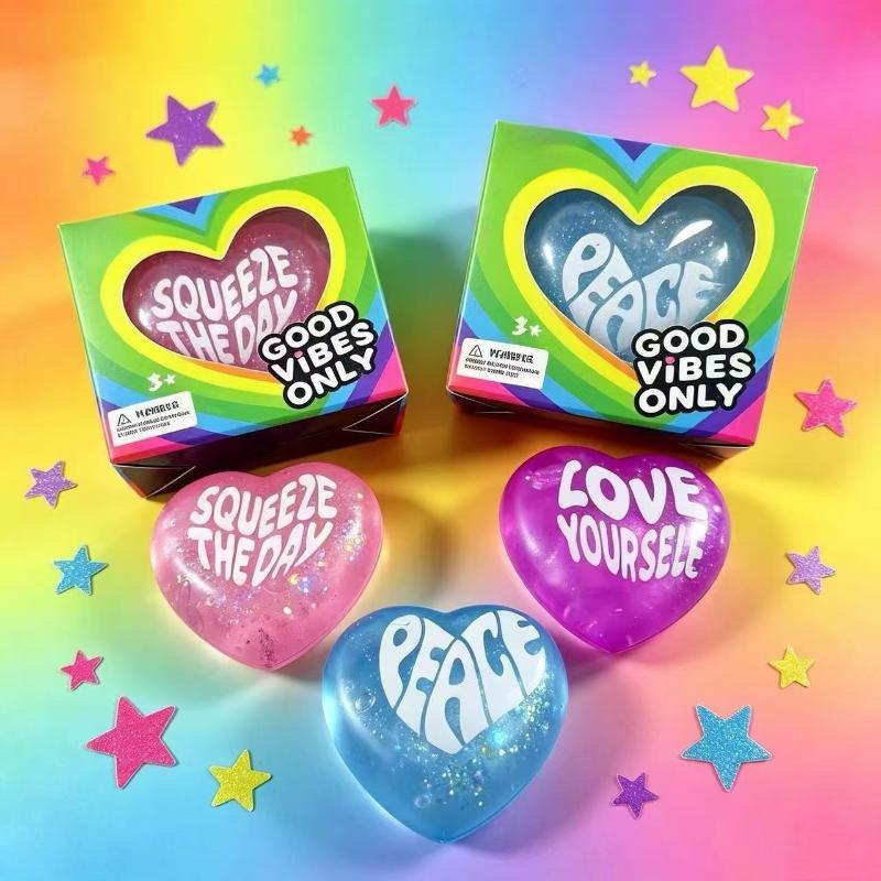 Glitter Heart Shaped Squeeze T - Kids Toys Quotes ulasan dan harga
