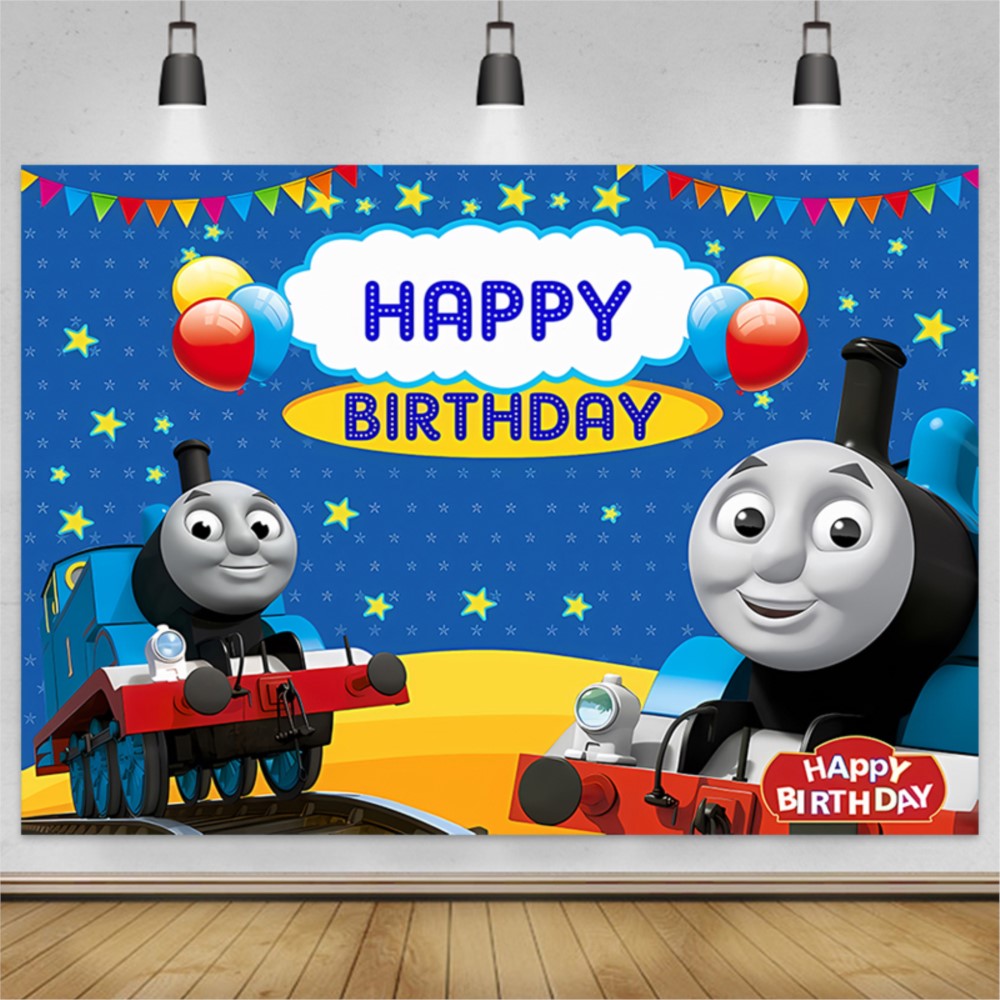 Cute Thomas Train Friends Back - Banner Kids Toys ulasan dan harga