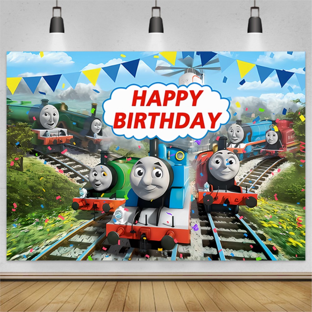 Cute Thomas Train Friends Back - Banner Kids Toys ulasan dan harga