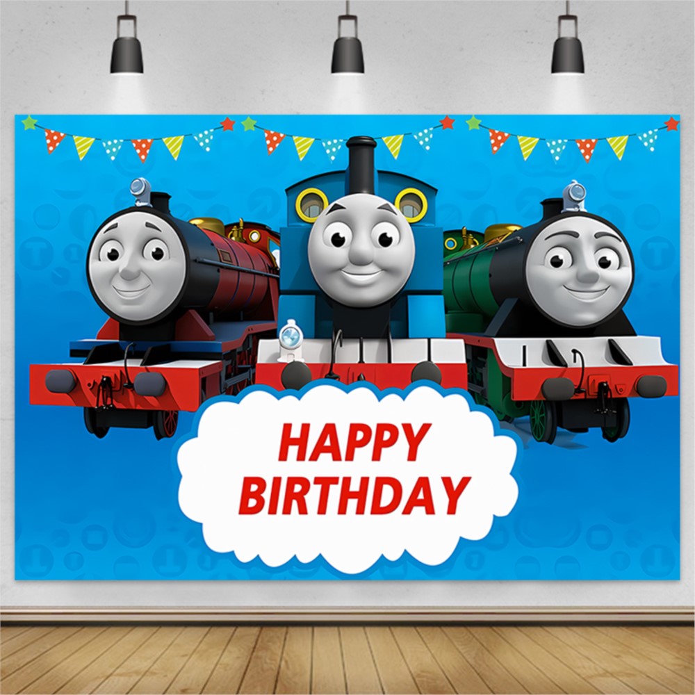 Cute Thomas Train Friends Back - Banner Kids Toys ulasan dan harga