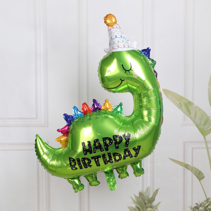 Dinosaur Aluminum Film Balloon - Toys Background For Kids ulasan dan harga