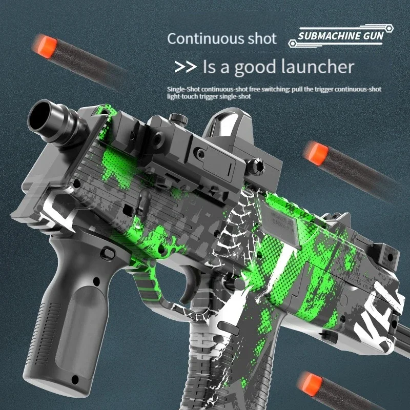 1Q MP9 Toy Gun Electric Foam D - Foam Dart Gun ulasan dan harga