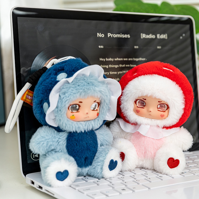 14cm Mushroom Girl Vinyl Plush - Soft Plush Doll ulasan dan harga