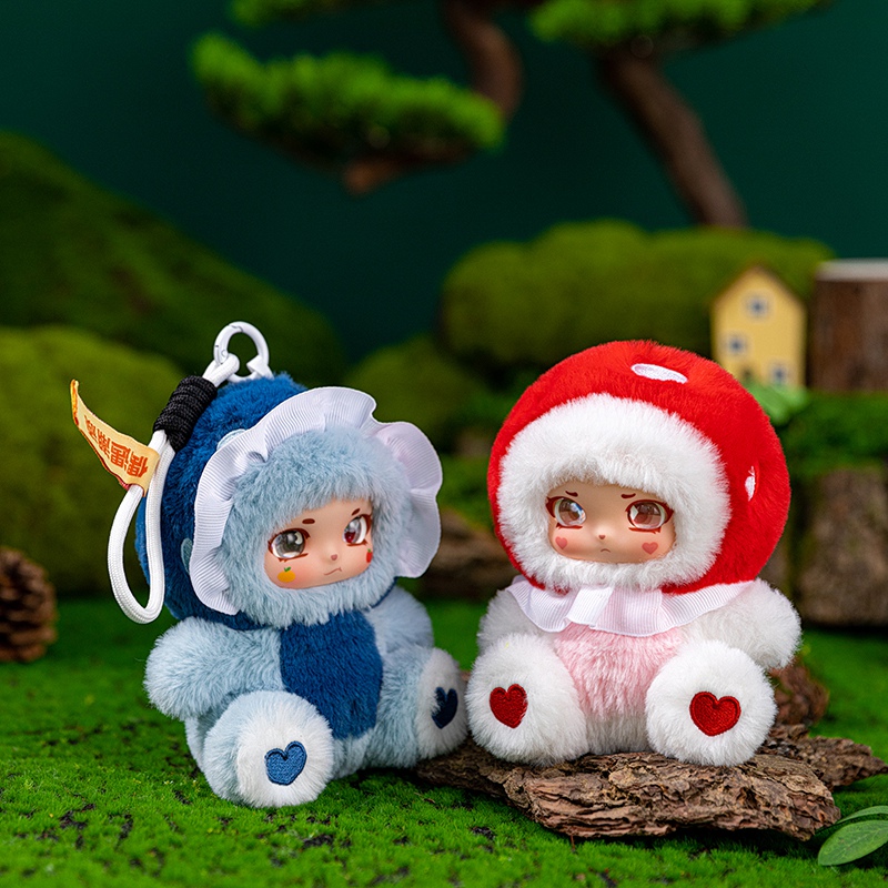14cm Mushroom Girl Vinyl Plush - Soft Plush Doll ulasan dan harga