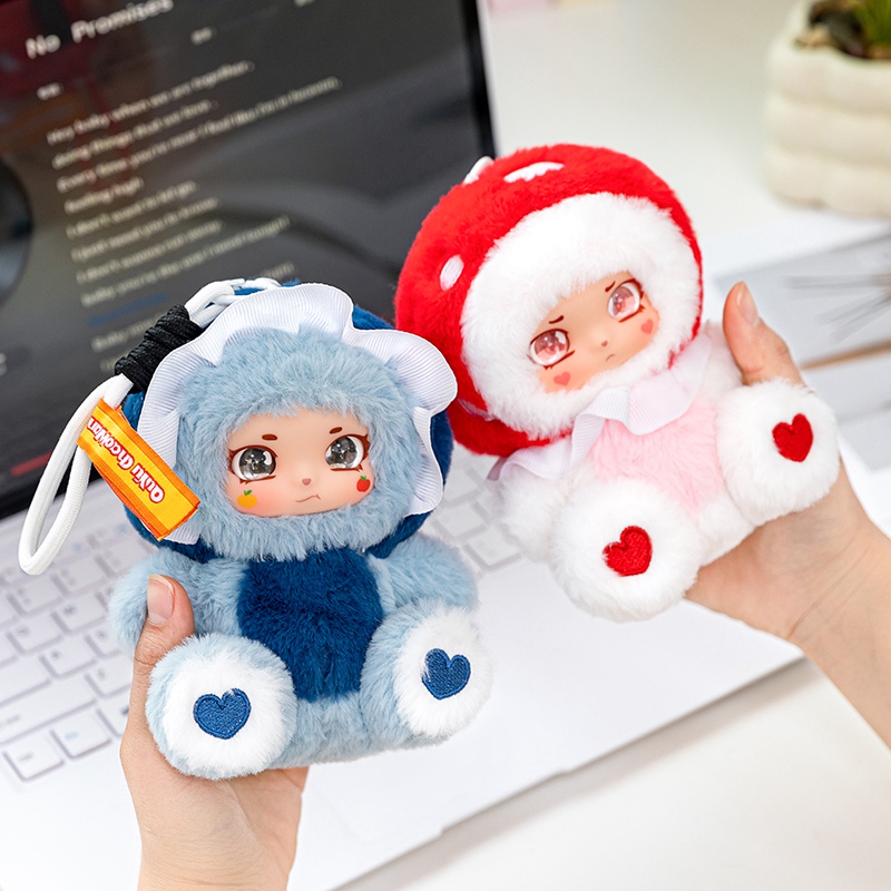 14cm Mushroom Girl Vinyl Plush - Soft Plush Doll ulasan dan harga