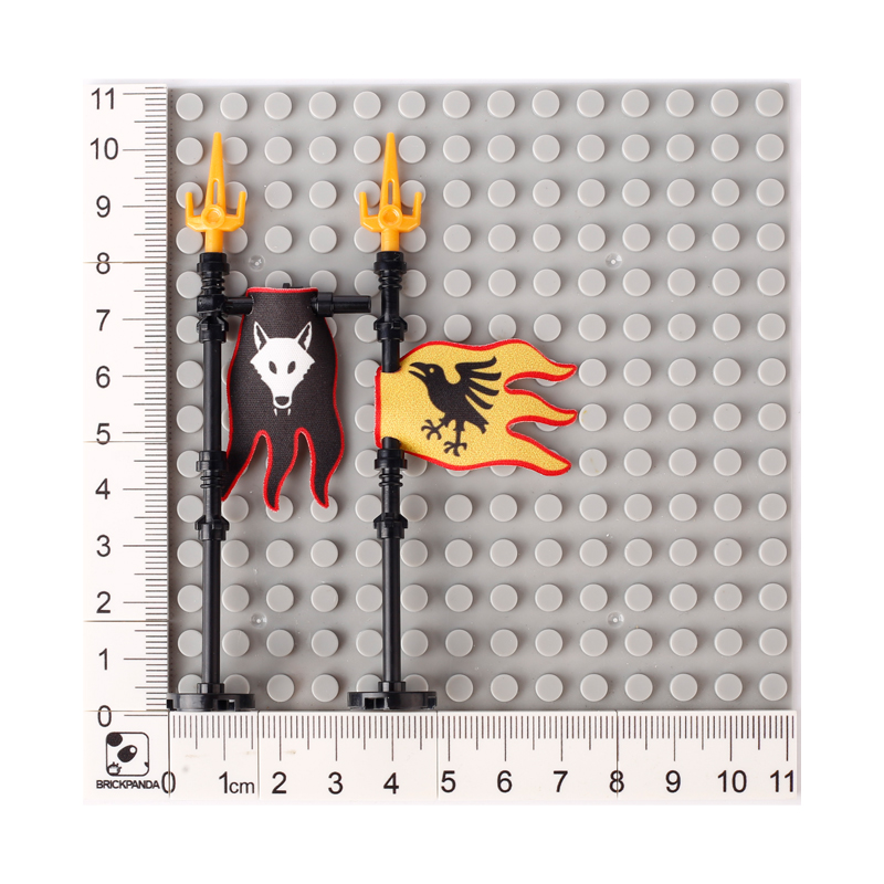 MOC Castle Flag Building Block - Banner Kids Toys ulasan dan harga
