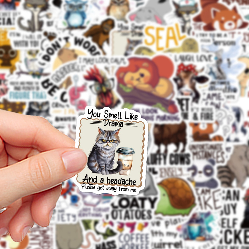 50PCS Funny Cartoon Graffiti S - Kids Toys Quotes ulasan dan harga