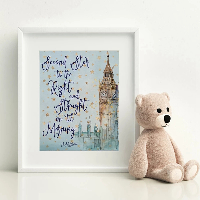 J.M. Barrie Quote Peter Pan Po - Kids Toys Quotes ulasan dan harga