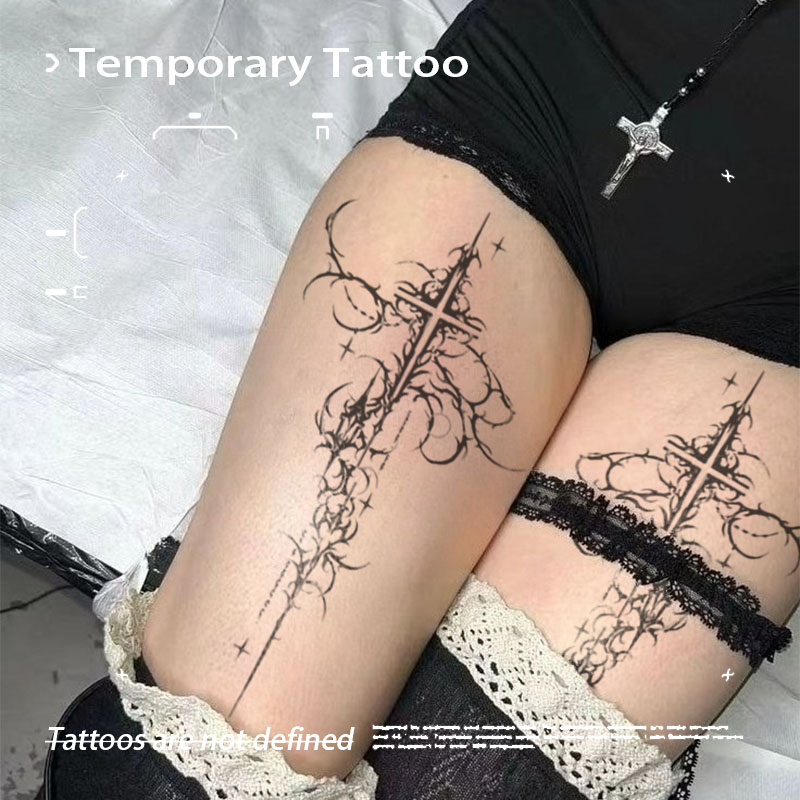 Temporary Tattoos Dark Thorn H - Kids Toys Low Price ulasan dan harga