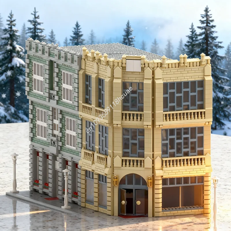 5046pcs MOC Department Store E - Kids Toys Exhibition ulasan dan harga