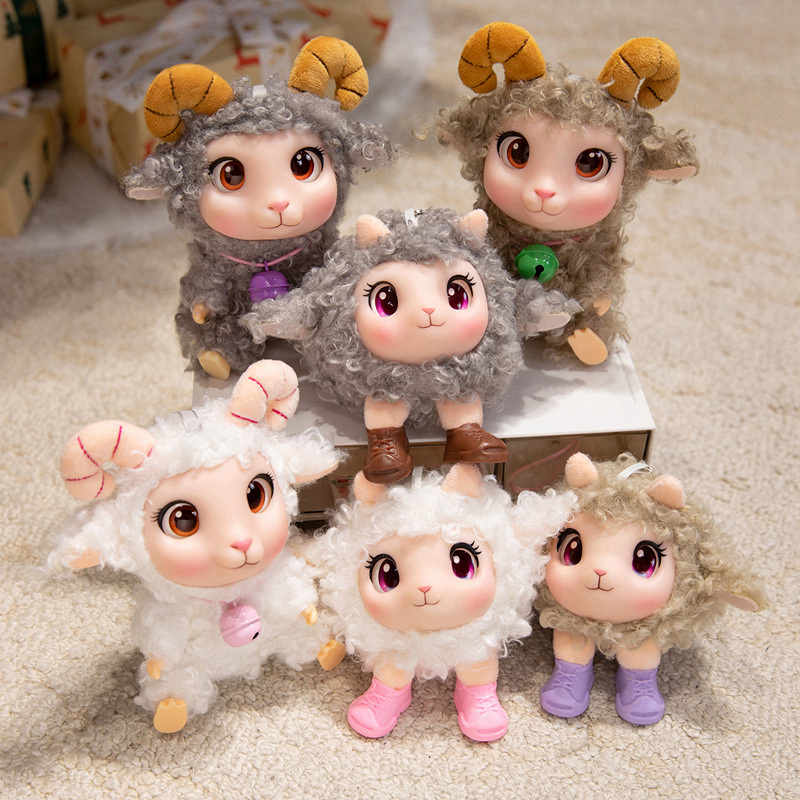 Kawaii Lamb Plush Toy Soft Vin - Soft Plush Doll ulasan dan harga