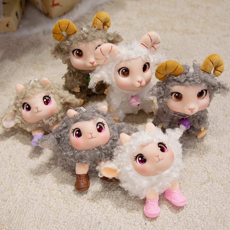 Kawaii Lamb Plush Toy Soft Vin - Soft Plush Doll ulasan dan harga