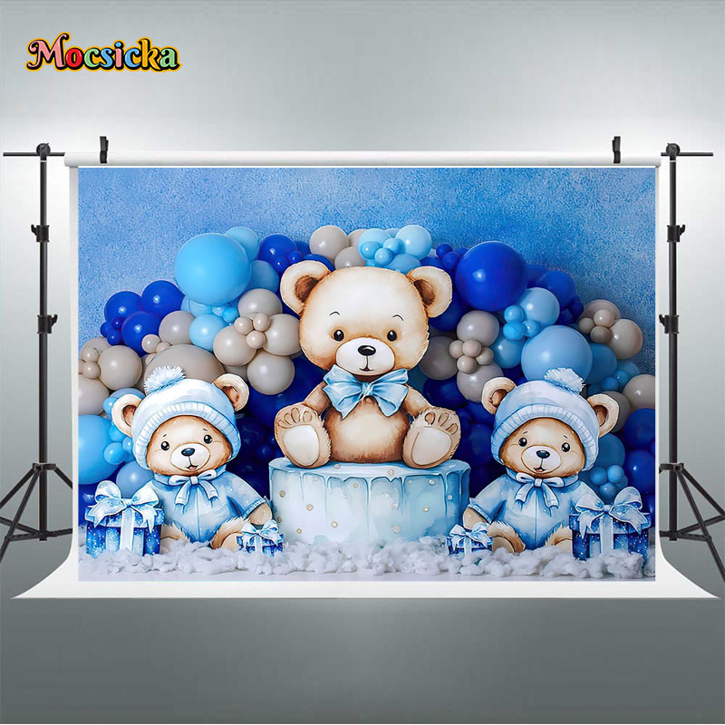 Cute Toy Bears Photography Bac - Toys Background For Kids ulasan dan harga