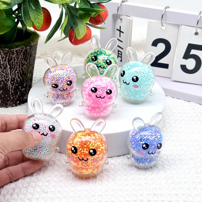 3PCS Squishy Bunny Stress Ball - Kids Toys Easter ulasan dan harga
