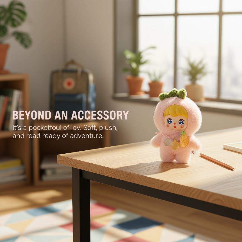 Cute Fruit Plush Doll Keychain - Soft Plush Doll ulasan dan harga