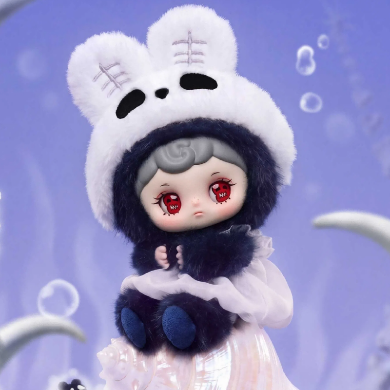 Tarti Skull Panda Vinyl Plush  - Soft Plush Doll ulasan dan harga