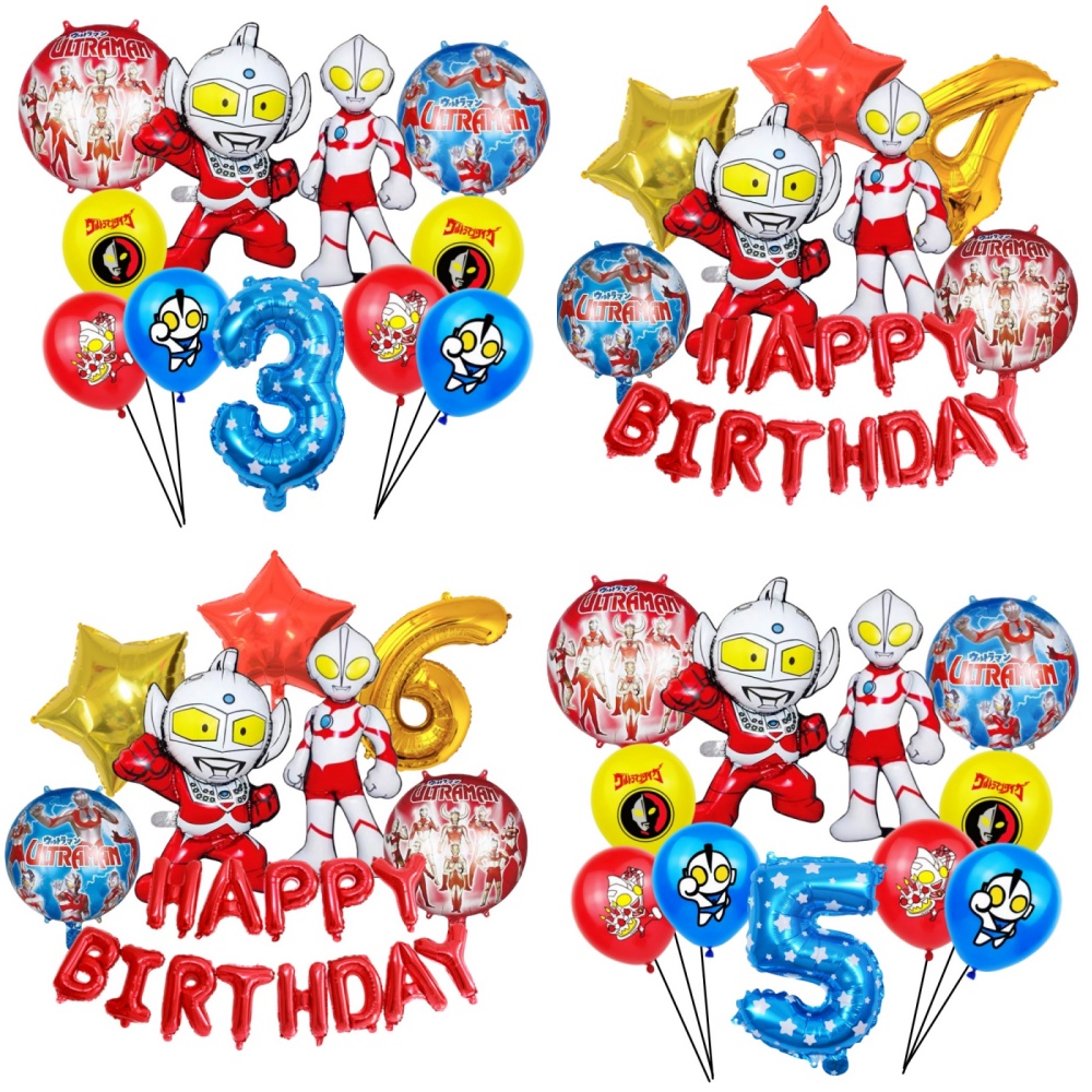 Ultraman Themed Birthday Party - Banner Kids Toys ulasan dan harga