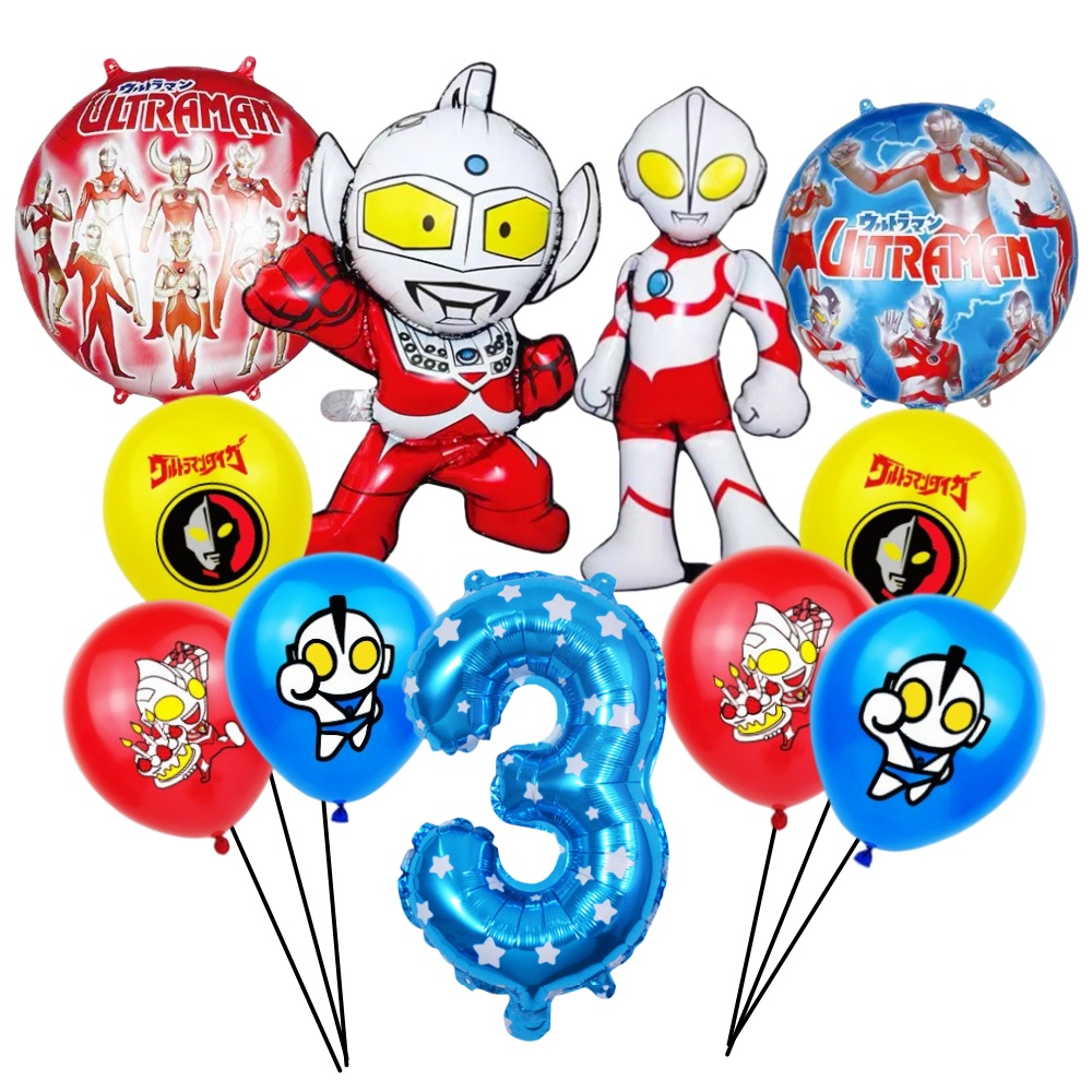 Ultraman Themed Birthday Party - Banner Kids Toys ulasan dan harga