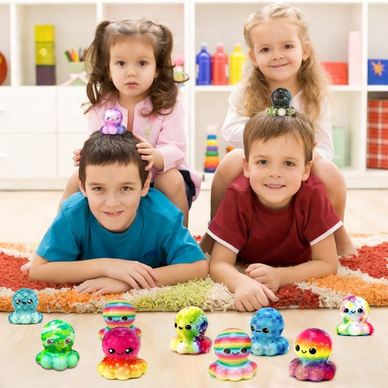 Octopus Slow Squeeze Squishies - Kids Toys Easter ulasan dan harga