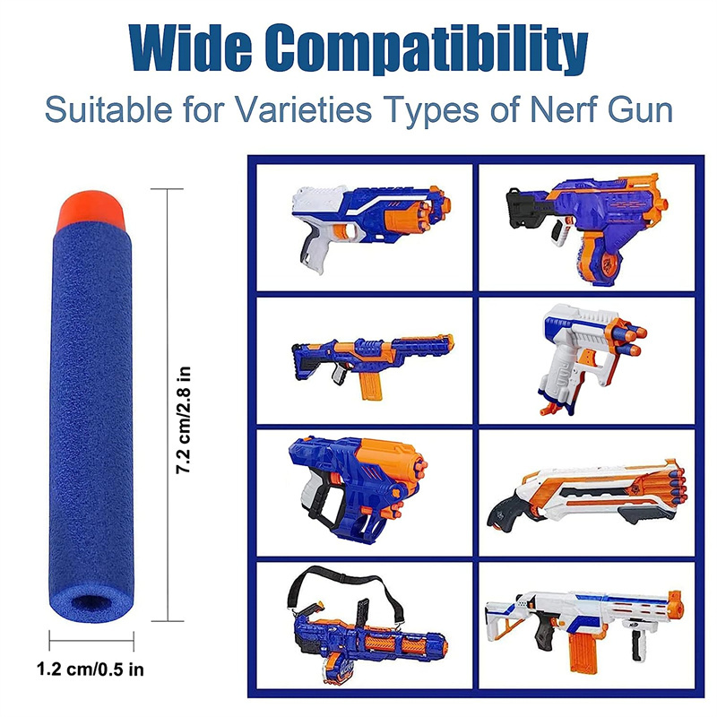 1000-50pcs Blue One Hole Darts - Foam Dart Gun ulasan dan harga