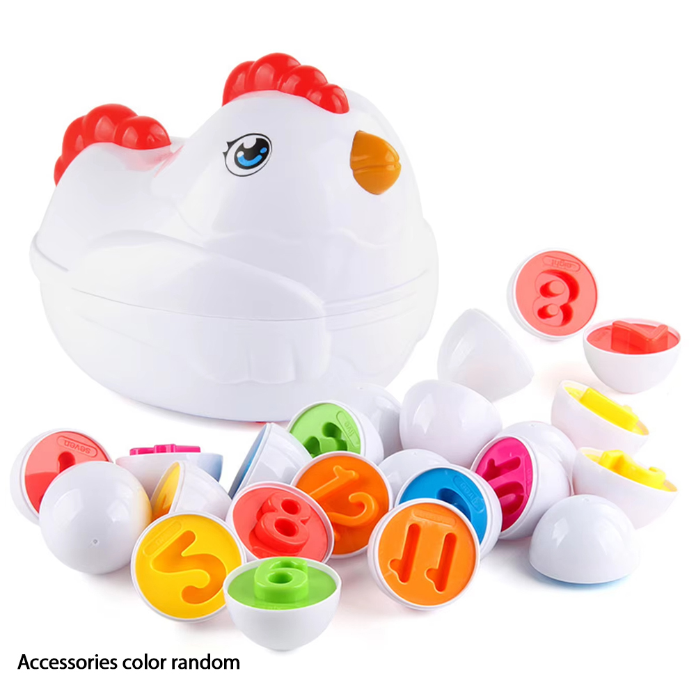 12 Matching Eggs Montessori Se - Kids Toys Easter ulasan dan harga