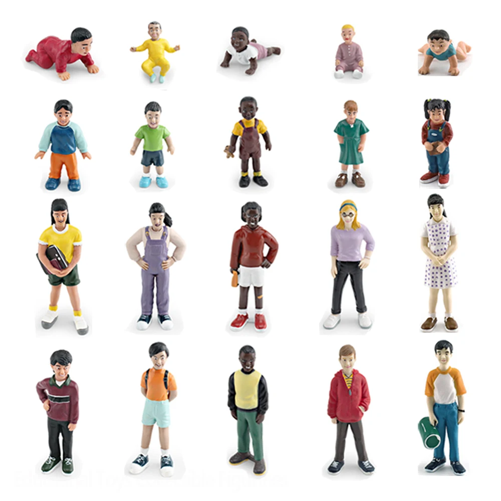 Kids Action Figure Boys Girls  - Kids Toys Little People ulasan dan harga