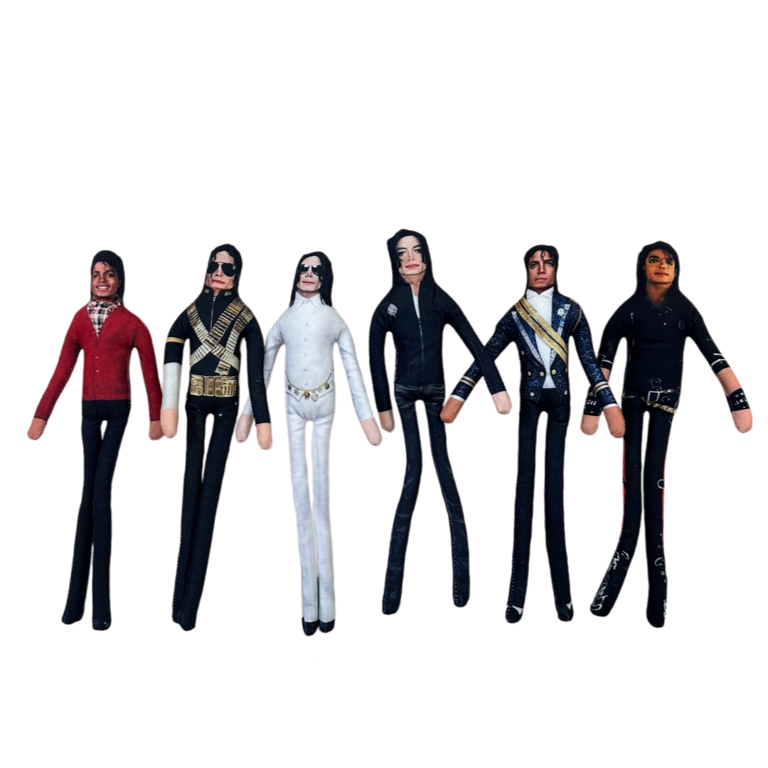 1-6pcs Michael Jackson Cosplay - Soft Plush Doll ulasan dan harga