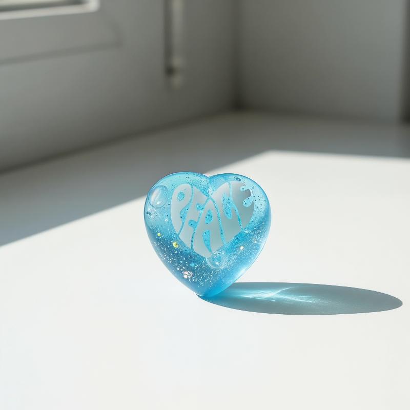 Soft Glitter Heart Squeeze Toy - Kids Toys Quotes ulasan dan harga