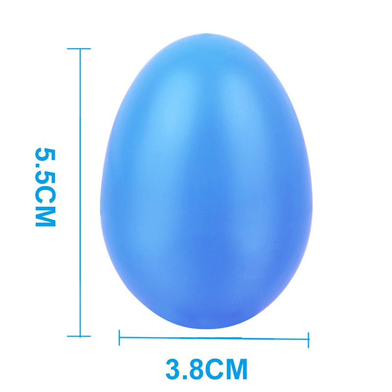 5 PCS Plastic Egg Music Shaker - Kids Toys Easter ulasan dan harga